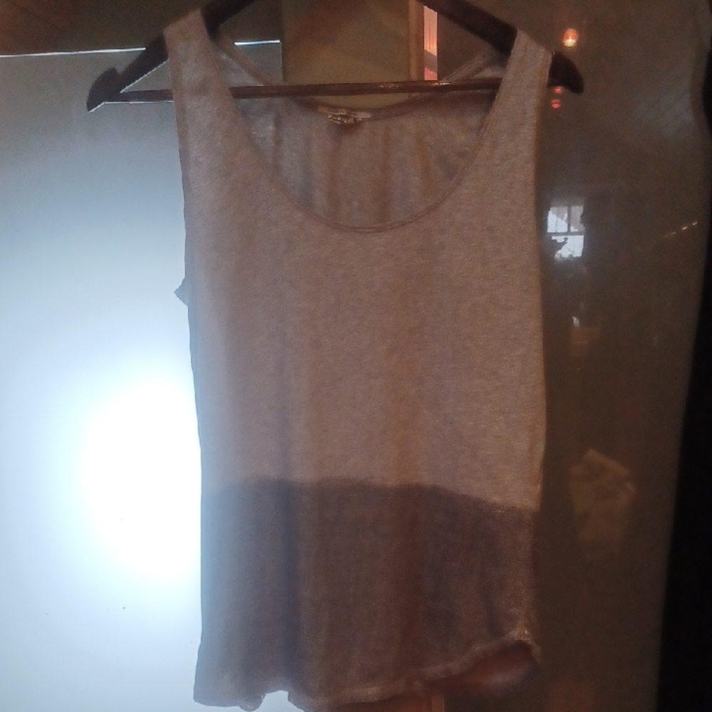 Gray Sleeveless Women's Top